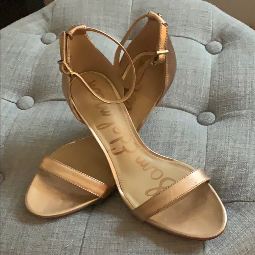 Sam Edelman Patti Heels - Rose Gold